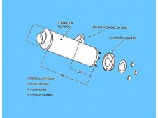Silencioso o escape Marving Yamaha YZF 1000 96 THUNDER ACE