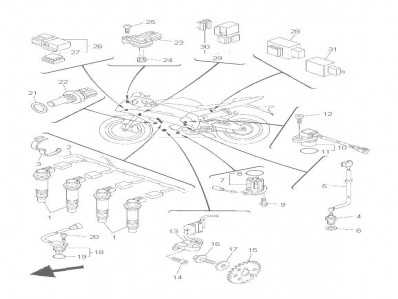 BOBINA ALTA Yamaha R6 r 600 cc 2008 - 2012