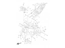 SOPORTE CABLEADO CHASIS IZQUIERDO Yamaha R6 r 600 cc 2008 - 2012