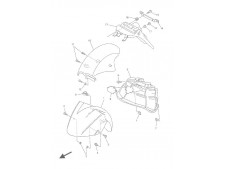 Aleta delantera Yamaha Majesty 180 2003-2006