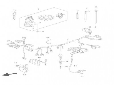 Interruptor freno trasero Suzuki Bandit 600 2000 - 2003