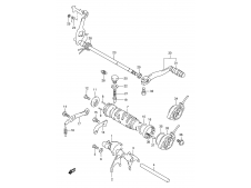 Carrete selector cambio SUZUKI GS E 500 2002-2008  moto