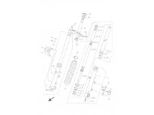 BARRA COMPLETA DERECHA Yamaha Xsr 700 2018 - 2020