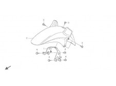 ALETA DELANTERA Honda Transalp 700 2007-2012