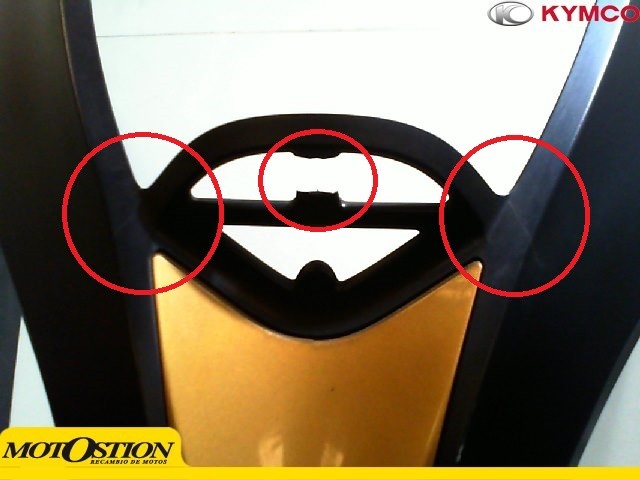 Carenado superior Moderna Kymco Xciting 500, I evo, i r abs, i (afi) 2005 - 2017