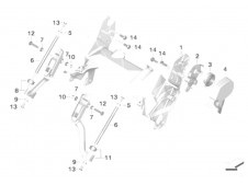 SOPORTES REGULADORES CUPULA Bmw  r 1200gs lc 2013 - 2018