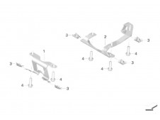 SOPORTES CUBRECARTER Bmw  r 1200gs lc 2013 - 2018