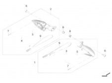INTERMITENTE DELANTERO IZQUIERDO Bmw  r 1200gs lc 2013 - 2018