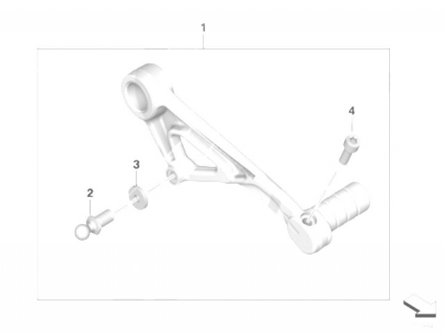 PALANCA DE CAMBIO AJUSTABLE Bmw  r 1200gs lc 2013 - 2018