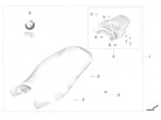 ASIENTO COMPLETO RALLY Bmw  r 1200gs lc 2013 - 2018