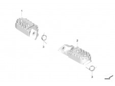 ESTRIBERA DELANTERA DERECHA Bmw  r 1200gs lc 2013 - 2018