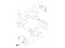 INTERMITENTE TRASERO DERECHO E IZQUIERDO Suzuki Rf 600 1993-1995