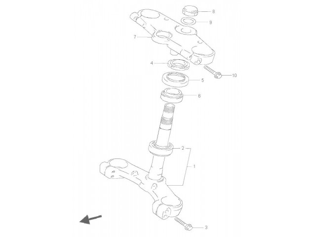 TIJA INFERIOR Suzuki Rf 600 1993-1995