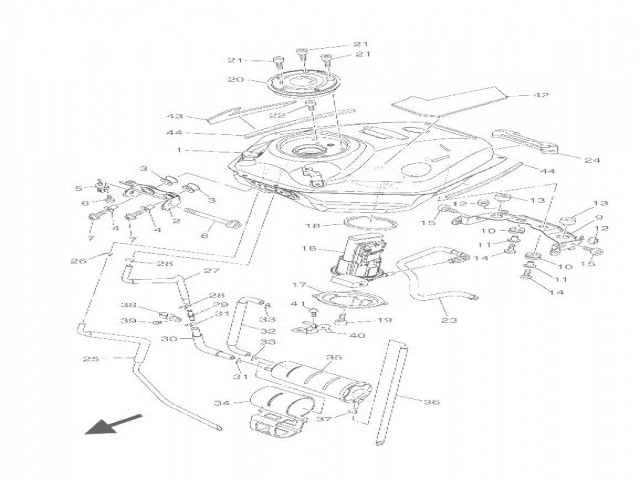 SISTEMA DE VACIO Yamaha MT-07 2018- 2020