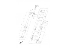 BARRA COMPLETA IZQUIERDA Yamaha MT-07 2018- 2020