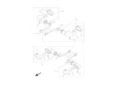 INTERMITENTE TRASERO DERECHO Yamaha MT-07 2018- 2020