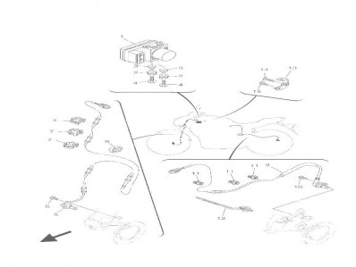 SENSOR ABS DELANTERO Yamaha MT-07 2018- 2020