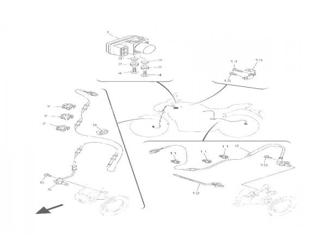SENSOR ABS DELANTERO Yamaha MT-07 2018- 2020