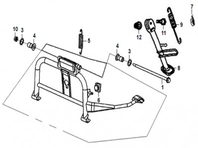 CABALLETE Sym Jet 14r 125 2016-2020