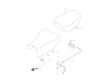 CERRADURA ASIENTO Suzuki gsx 1000 r 2003 - 2004