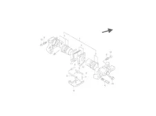 PINZA FRENO TRASERA Suzuki Sv 650 1999-2003