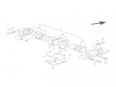 PINZA FRENO TRASERA Suzuki Sv 650 1999-2003