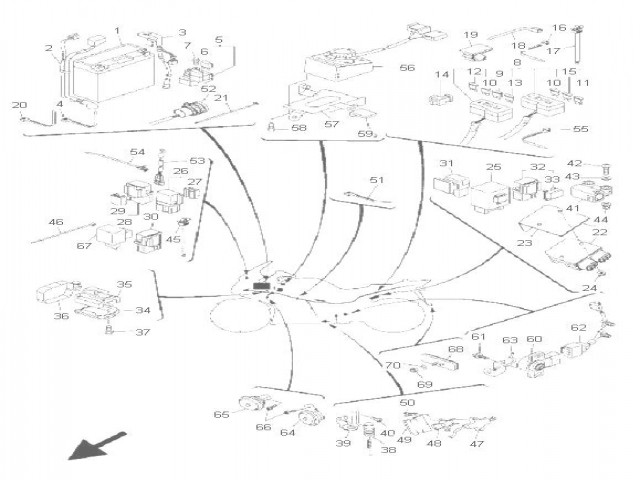 CLAXON Yamaha Fjr 1300 2006-2008