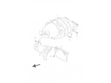 ALETA PASE RUEDA INFERIOR Suzuki M 1800 2006-2007