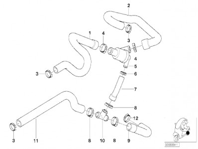 TERMOSTATO Bmw C1 125 cc y 200 cc 1999 - 2003