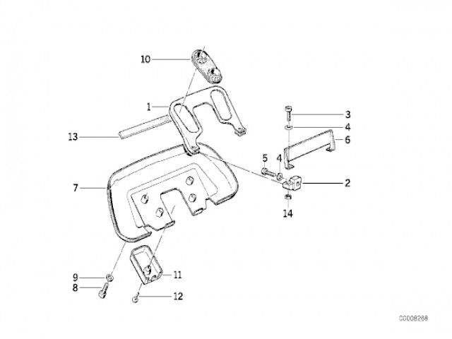 ARAÑA DE RELOJES Bmw k100 rs 8V 1000 cc 1983 - 1988
