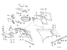 EMBELLECEDOR BAJO FARO Bmw K100 rs 16V  1000 1989 - 1992
