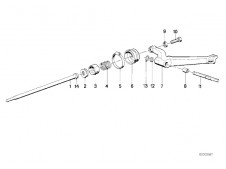 LEVA EMBRAGUE Bmw k75 750 cc 1986 - 1994