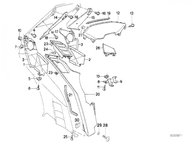 Pulmon izquierdo BMW K 100 RS 1000 1983-1988  repuestos de motos