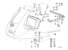 CUPULA DEFLECTOR Bmw k100 rs 8V 1000 cc 1983 - 1988