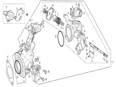 SENSOR MAP Daelim Roadwin 125 FI 125 2007 - 2011