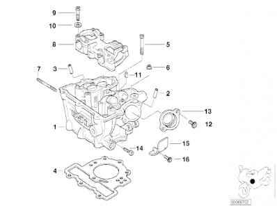 Toma de admisión Bmw F650 GS y F650 GS DAKAR 1999 - 2007