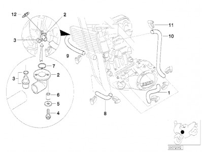 Sensor temperatura Bmw F650 GS y F650 GS DAKAR 1999 - 2007