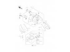 CAJA FILTRO AIRE Kawasaki Zephyr 550 1990-1992