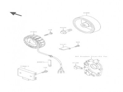 REGULADOR Kawasaki Zephyr 550 1990-1992