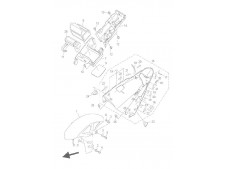 ALETA DELANTERA Yamaha R1 1000 cc 2009 - 2011