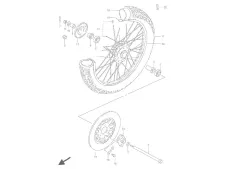 DISCO FRENO DELANTERO Suzuki Gn 250 1988-1993