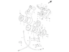 CABLE CUENTA VUELTAS Suzuki Gn 250 1988-1993