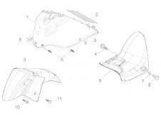 ALETA DELANTERA Gilera Nexus 500 2004 - 2006