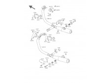 BRIDAS COLECTOR Kawasaki Vulcan 500 1989-1995