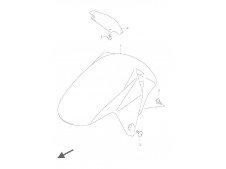 ALETA DELANTERA Suzuki Sv 1000 y 1000 s 2003 - 2008