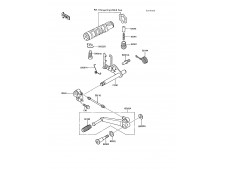 PALANCA CAMBIO Kawasaki Gpz 600 1985-1989