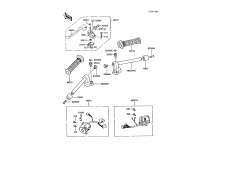 MANETA EMBRAGUE Kawasaki gpx 600 1985-1990