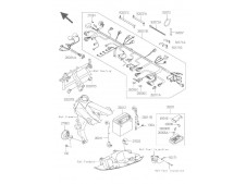 CAJA DE FUSIBLES Kawasaki Z 750 y z s 750 2004 - 2007