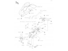CARENADO SUPERIOR NAKED Kawasaki Z 750 y z s 750 2004 - 2007