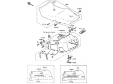 ASIENTO Kawasaki Zx10 1000 cc 1988 - 1990